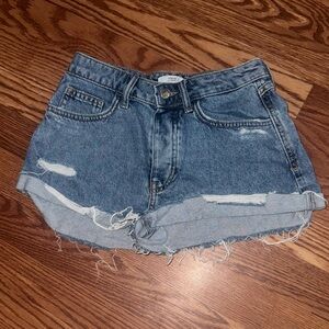Denim Distressed Women Shorts